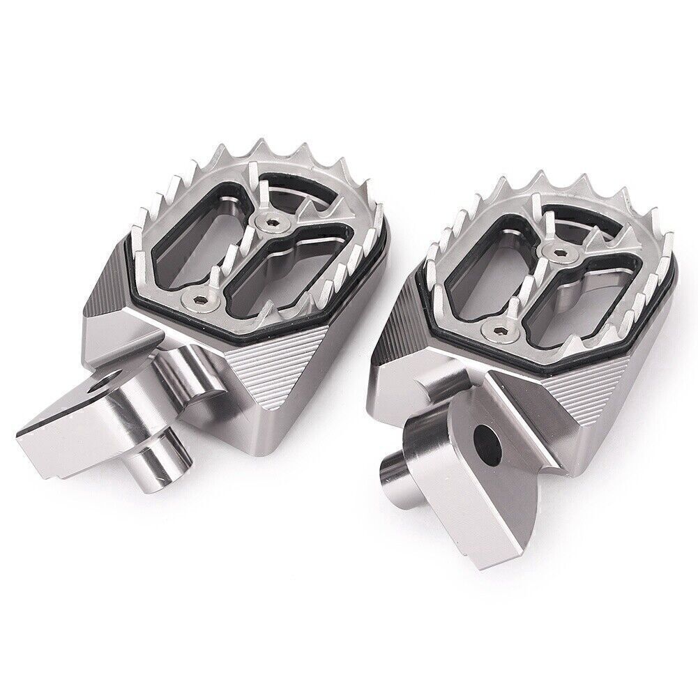 Shark Teeth Dirt Bike Foot Peg for YAMAHA YZ85 YZ125 YZ250 YZ450F 1999-2015 Gray
