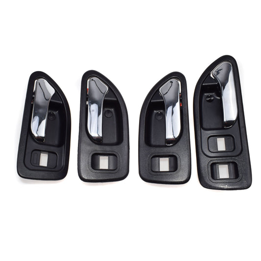 for for Honda ACCORD 1994 - 1997 Black Interior Door Handle FL RL RR 4 pcs - v