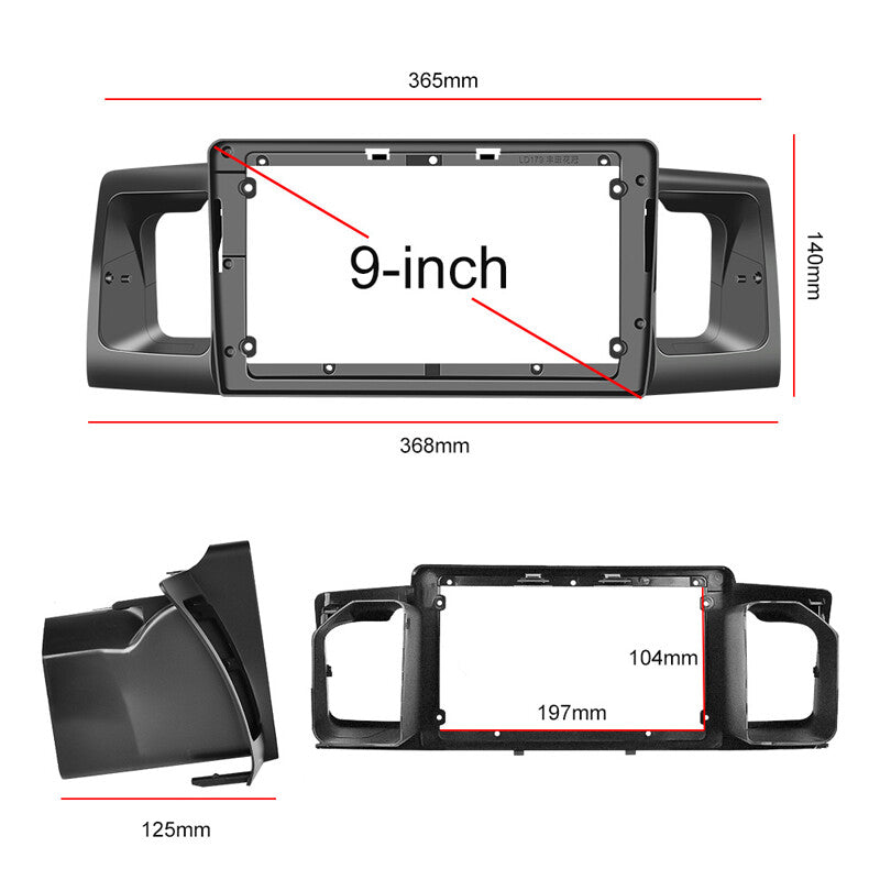 Suitable for Corolla 2007-2012, 9-inch Android 11 CarPlay, Car Stereo, GPS, Radio, Wi-Fi. n