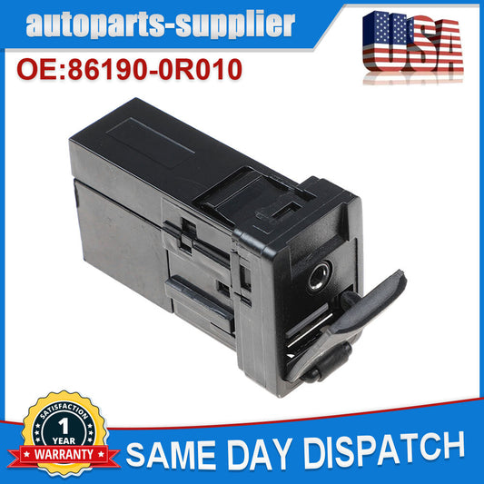 USB Port Adapter Jack 86190-0R010 Fits for Toyota Rav4 for Camry Yaris for Corolla for Avalon