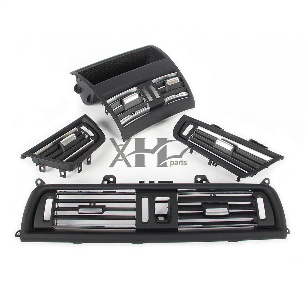 4pcs Dash AC Air Outlet Vent Kit Fit for BMW 520i 525i 530i 5 Series Q