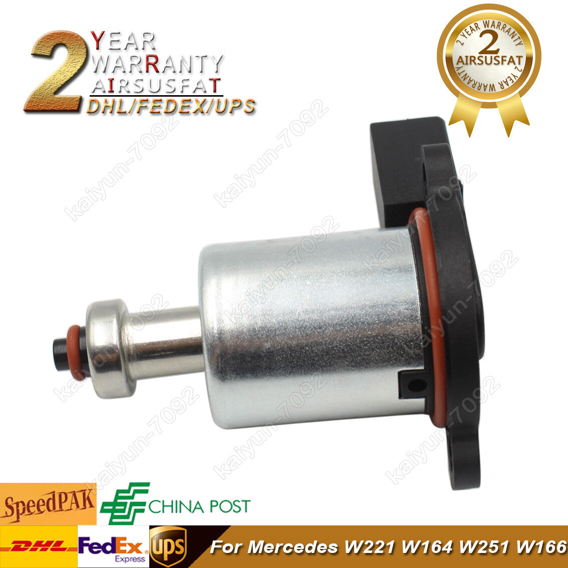 for Mercedes W221 W164 W251 W166 Air Suspension Compressor Pump Solenoid Valve