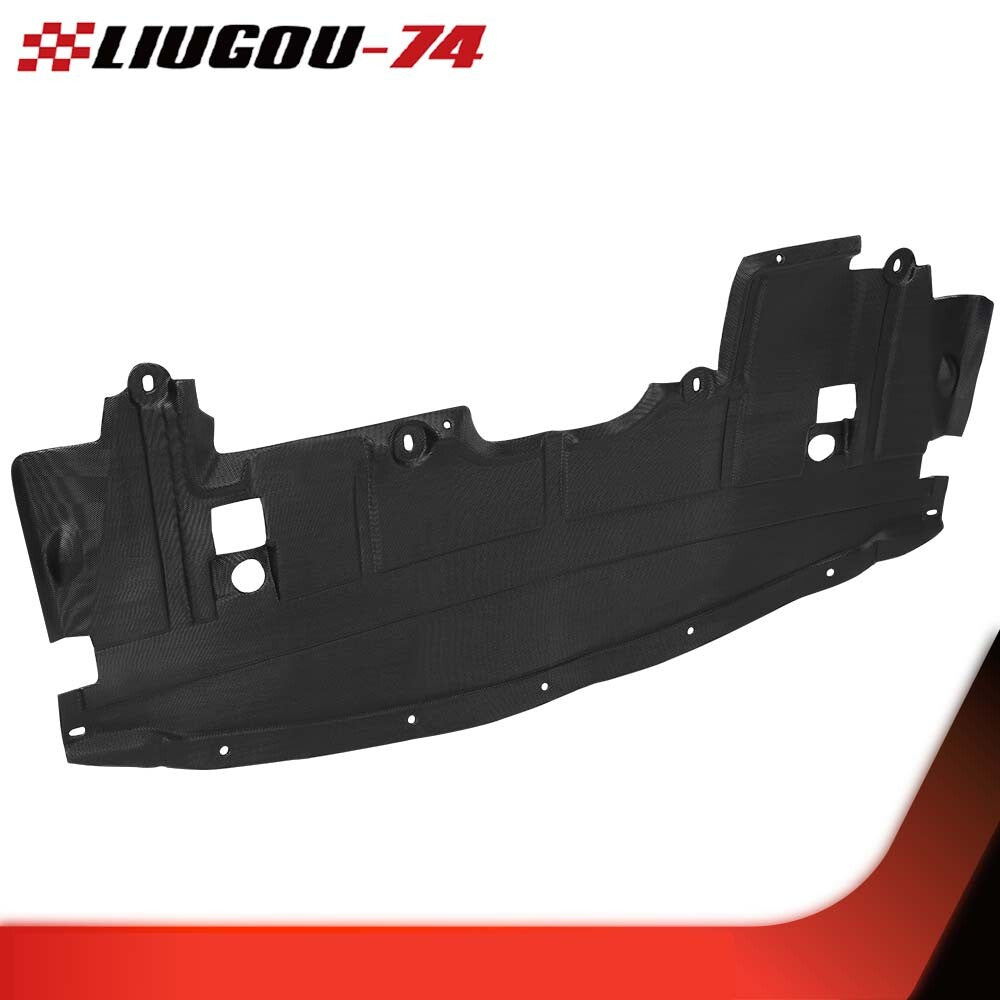 Front engine splash guard black fits for 07-09 Altima / 2009-2014 Maxima - v