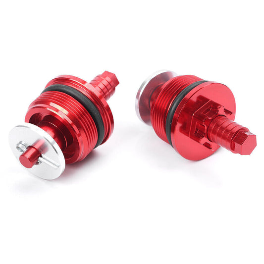 Red Front Preload Adjusters Fork Bolts Fit for Honda CBR250R Q