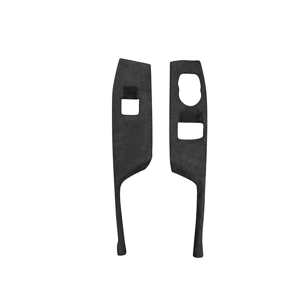Car Glass Window Lifting Lock Panel Trim for Chevrolet Camaro 2016-20 Gray Suede