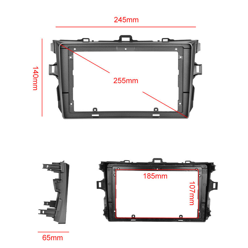 9-inch Android CarPlay Car Stereo Radio GPS + Camera for Corolla 2009 - 13- n