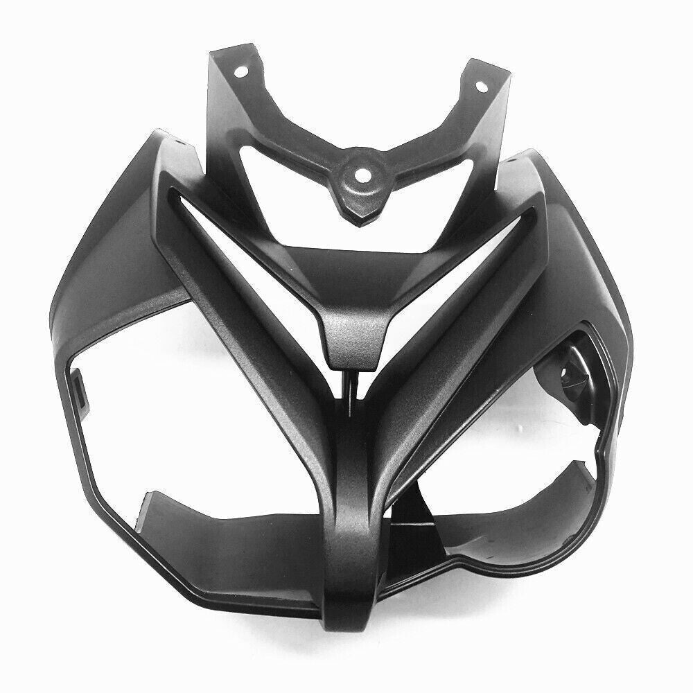 Black Front Headlight Upper Fairing Cowl Cover for BMW S1000R S 1000R 2014-2018