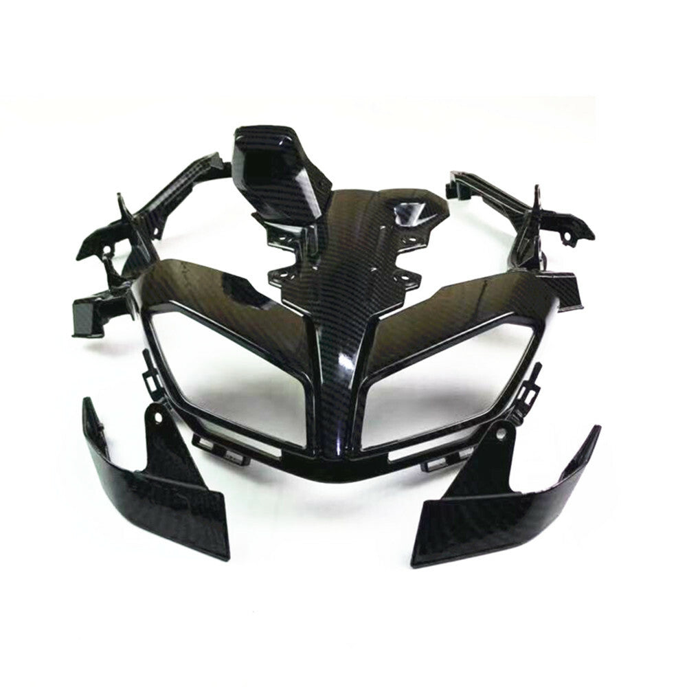 Carbon Fiber Headlight Front Cover Bracket Fairing for Yamaha MT-09 2017-19 FZ09