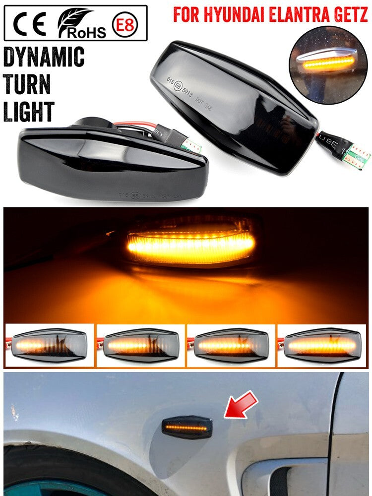 Dynamic Side Turn Light for Hyundai for Elantra Sonata for Tucson Terracan Coupe Matrix