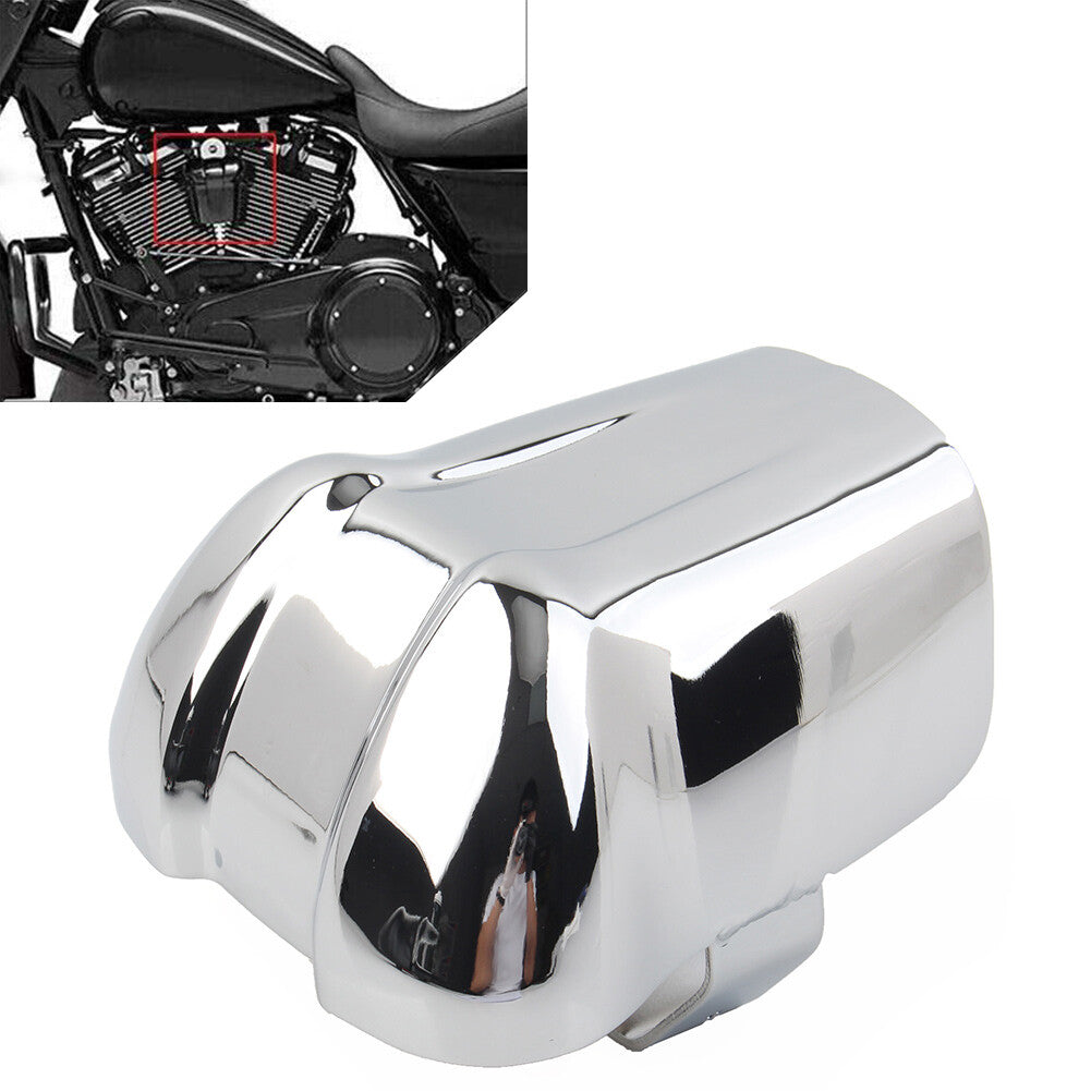 for Harley Davidson Touring 1995-2020 Chrome Horn Cover Cowbell Waterfall Style