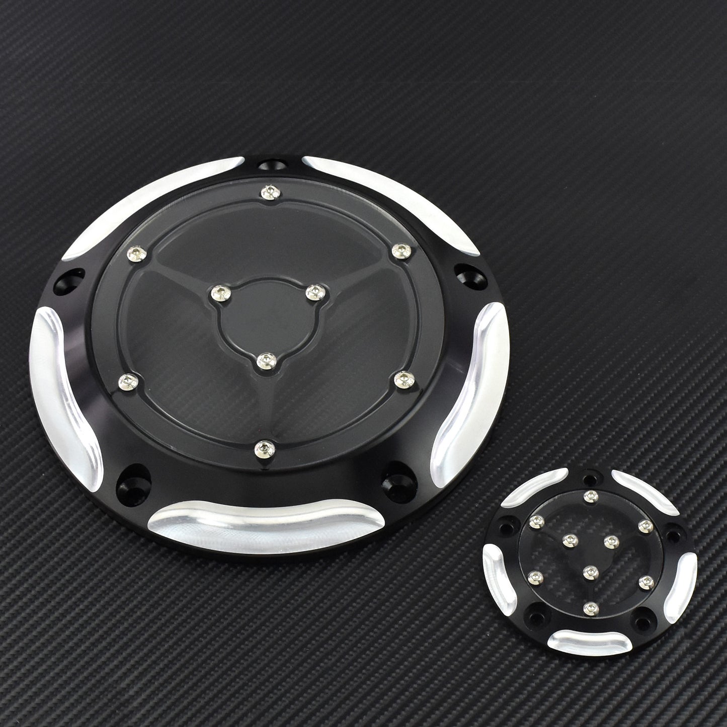 5 Hole Timing Timer Derby Cover Fit for Harley Road King Softail Dyna FLHR FLTFB Q