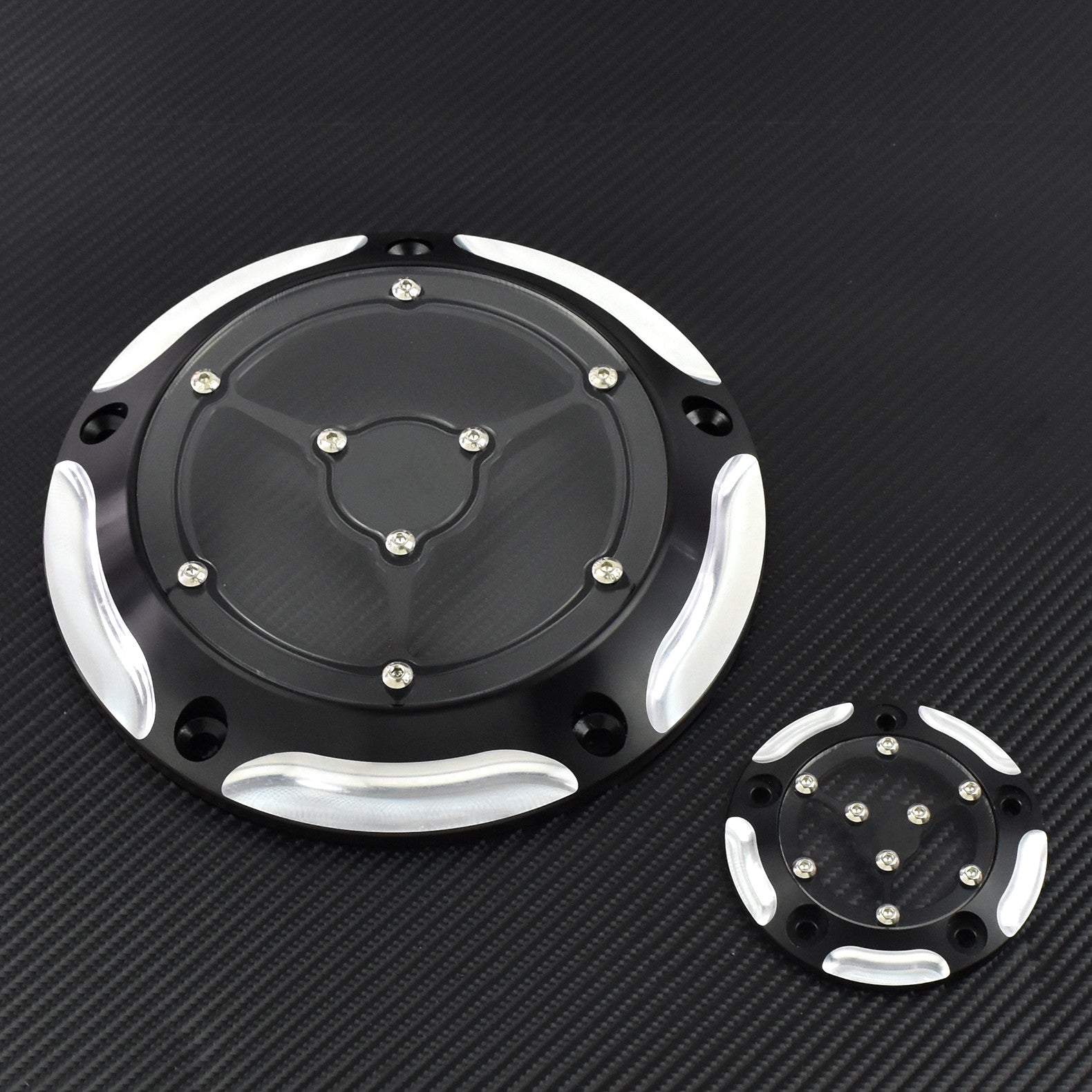 5 Hole Timing Timer Derby Cover Fit for Harley Road King Softail Dyna FLHR FLTFB Q