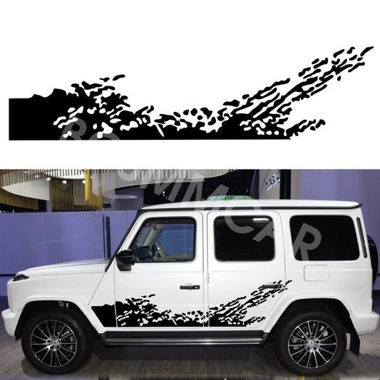 2Pcs Car Body Decal Truck Pickup Body Heat-resistant Sunlight Proof Sticker