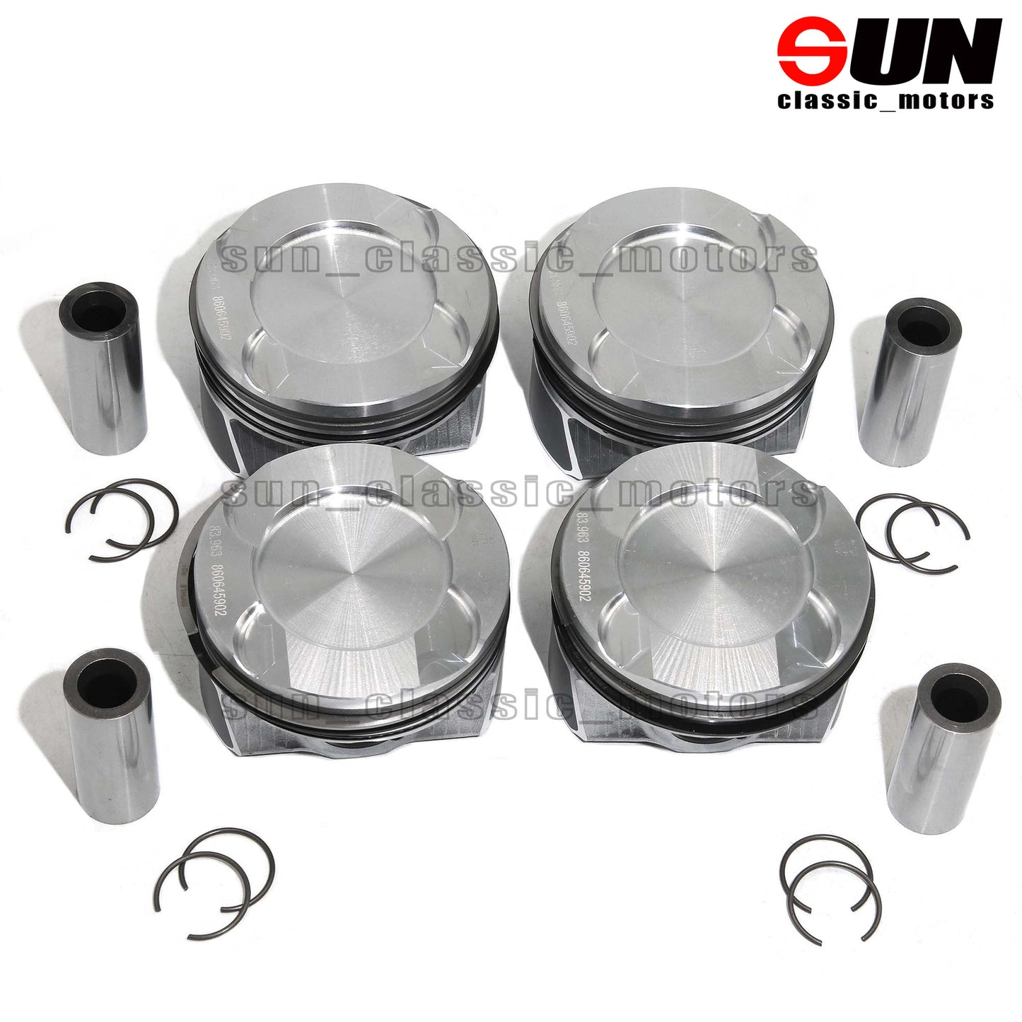 Pistons Rings Set mast 82mm compatible with W212 C200 C250 E250 1.8T 1193
