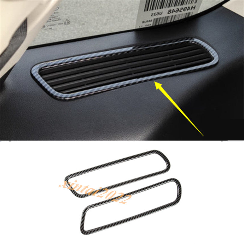 for ford  Explorer 2020 2021 Carbon Fiber Third-row Air Vent Outlet Cover Trim