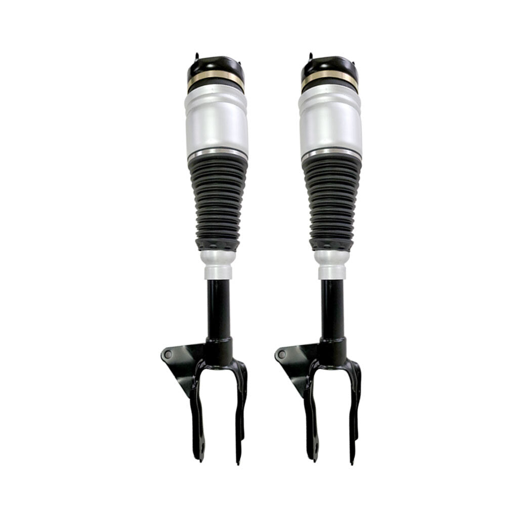 A pair of front LH right-hand air suspension shock absorber struts suitable for Jeep Grand Cherokee 16-20