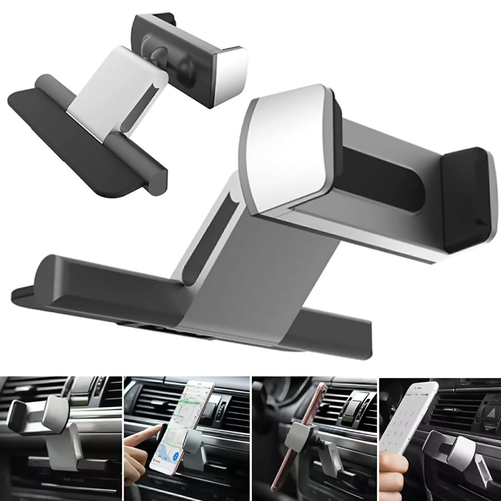 Aluminum Car CD Slot Mount Cradle Holder Stand for Mobile for Smart Cell Phone GPS