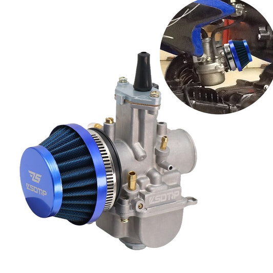 Motorcycle 42mm Air Filters Carburetor Air Cleaner Intake for ATV Pit Dirt Bike Q