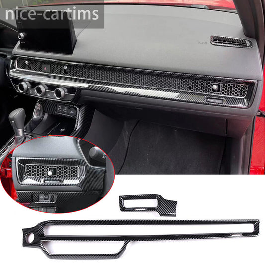 ABS Center Console Dashboard Panel Air Vent Outlet Trim for Honda for Civic 11th 22+