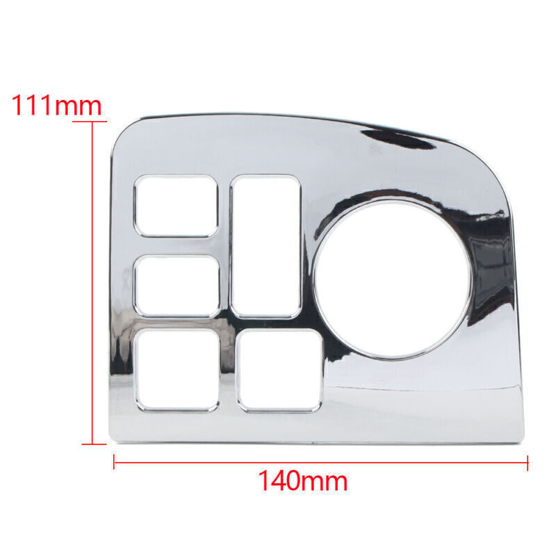 The chrome-plated control panel accents on the left side are applicable to the for Honda Goldwing GL1800 2001-2011- n