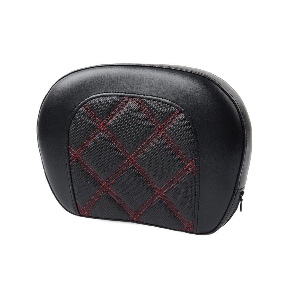 Passenger Sissy Bar Backrest Pad Kit Fits for Harley Road King FLHR Road Glide FLTR Q
