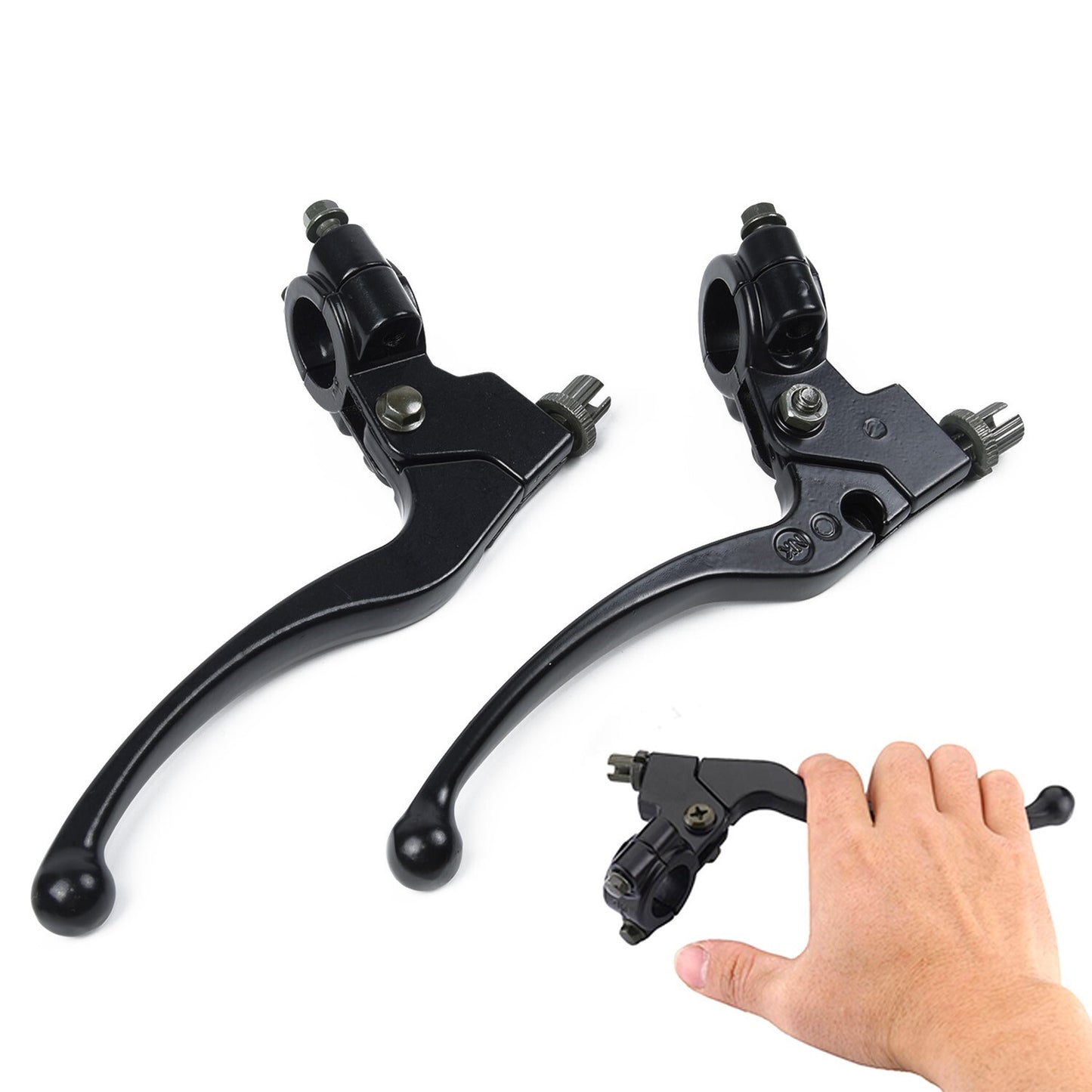 1 Pair Motorcycle Brake Lever Left+Right Handle Clutch Part For XR50 CRF50 v