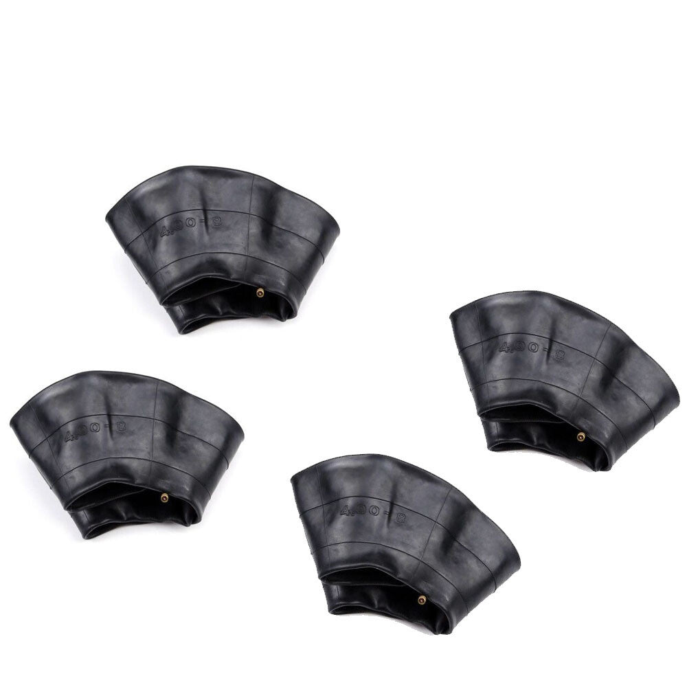 4 Pack 4.80/4.00-8 Inner Tube for 16 Air Pneumatic Wheel Bent Valve Wheelbarrow
