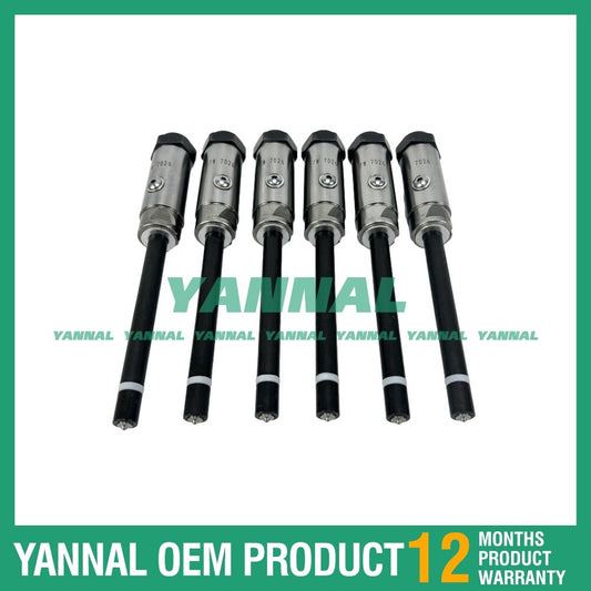 6-piece fuel injector 7W-7026 suitable for Caterpillar 3306, 3406B, 3406C, 3412, 3408, 3408C, 3408E