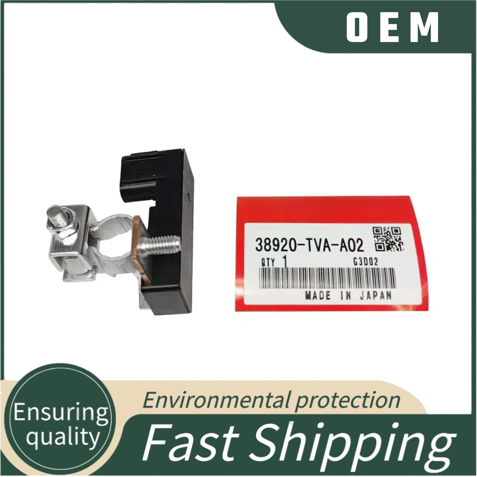 Battery Current Sensor ASSY For 2018-2021 for Honda Accord 38920-TVA-A02 Q