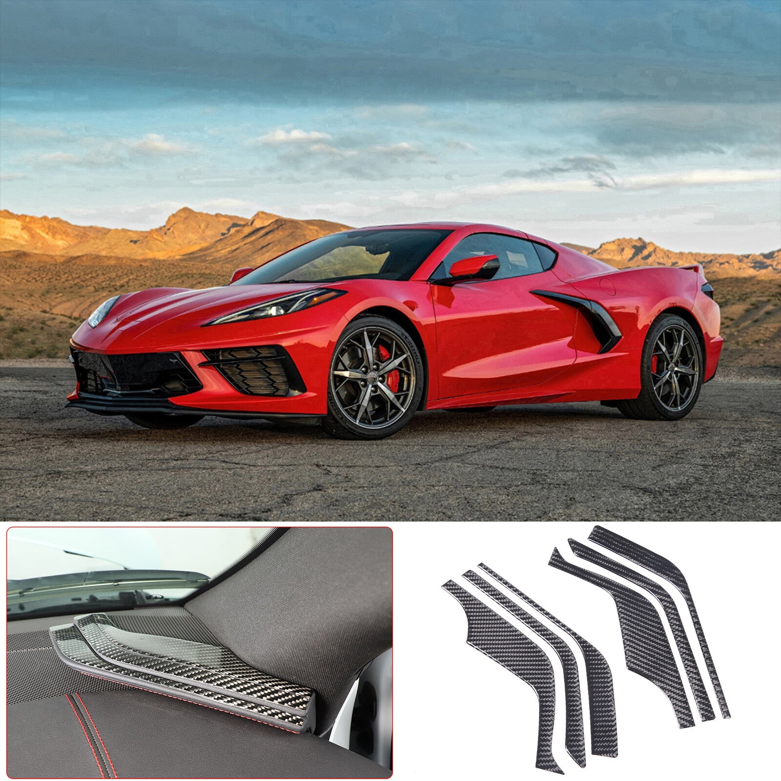 Right Side Fender Columns Trim Mirror Corner Shape for Fusion 2013-2019- v