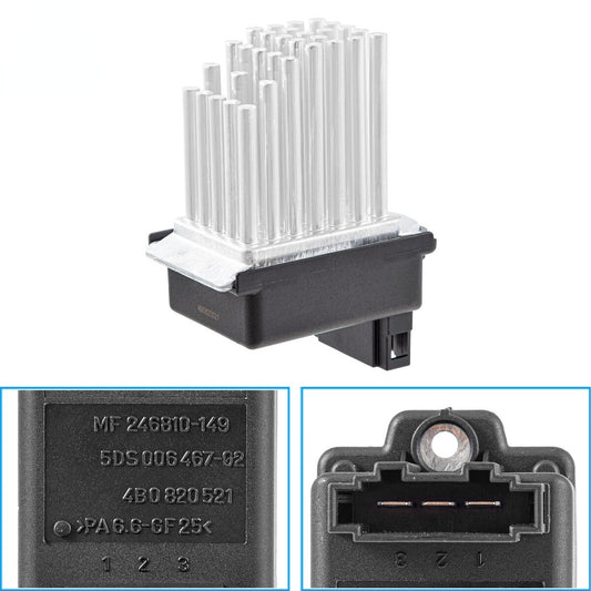 HVAC Blower Motor Resistor for Audi for A6 Quattro Allroad Quattro RS6 S6 4B0820521 Q