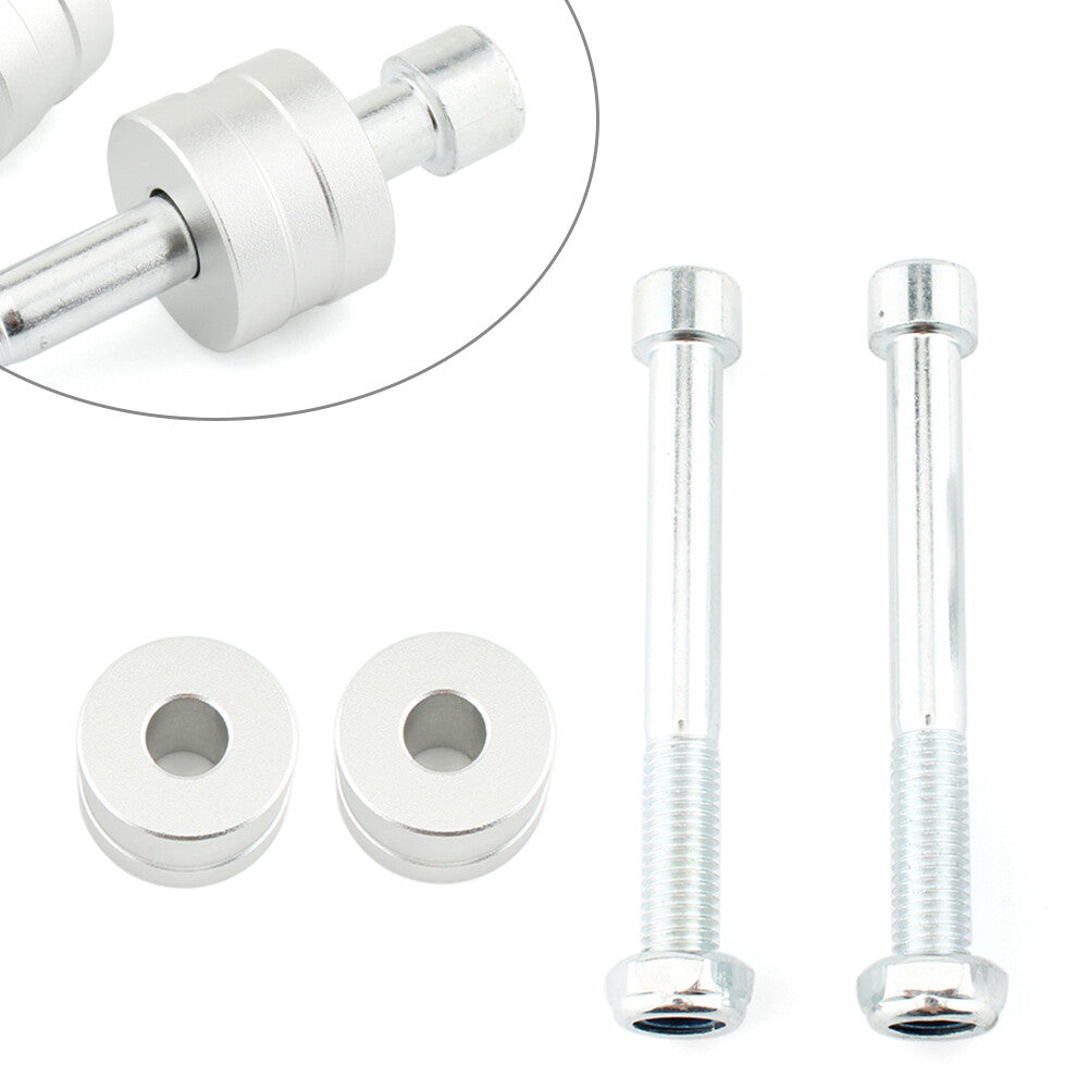 Handle Bar Risers Kit for Ducati Hypermotard 1100 2007-2009 Silver Motorcycle Q