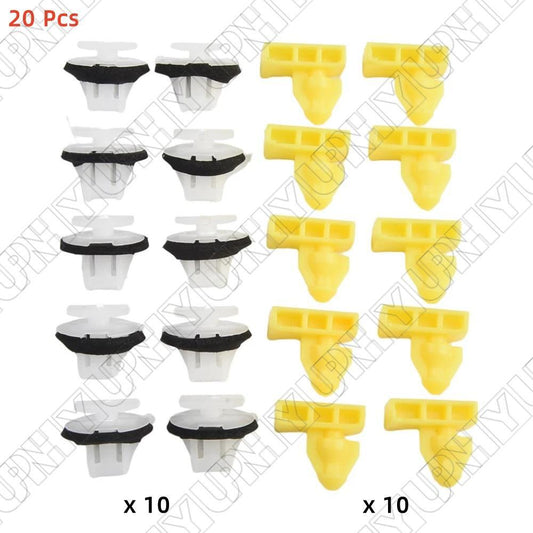 20 Pcs Wheel Arch Trim Clips Fit for Nissan Juke 2011-2017 for X-Trail T31 2007-2014