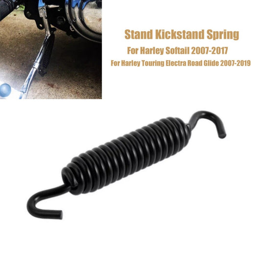 4.5-inch Black Motorcycle Mount Spring Mount for Harley Touring Sportster Softtail - n