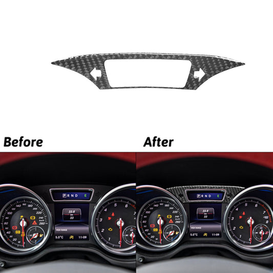 Carbon Fiber Speedometer Inner Frame Cover Trim for Mercedes G-Class 2013-2018