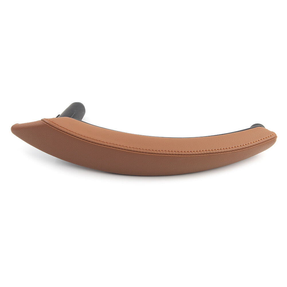 Fit for BMW X5 X6 E70 Yellow Brown 1x Door Trim Pull Handle Left Side Leather