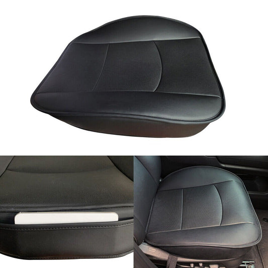 Full Surround Front Car for Seat Cover Leather Mat Auto Chair Cushion Black New n
