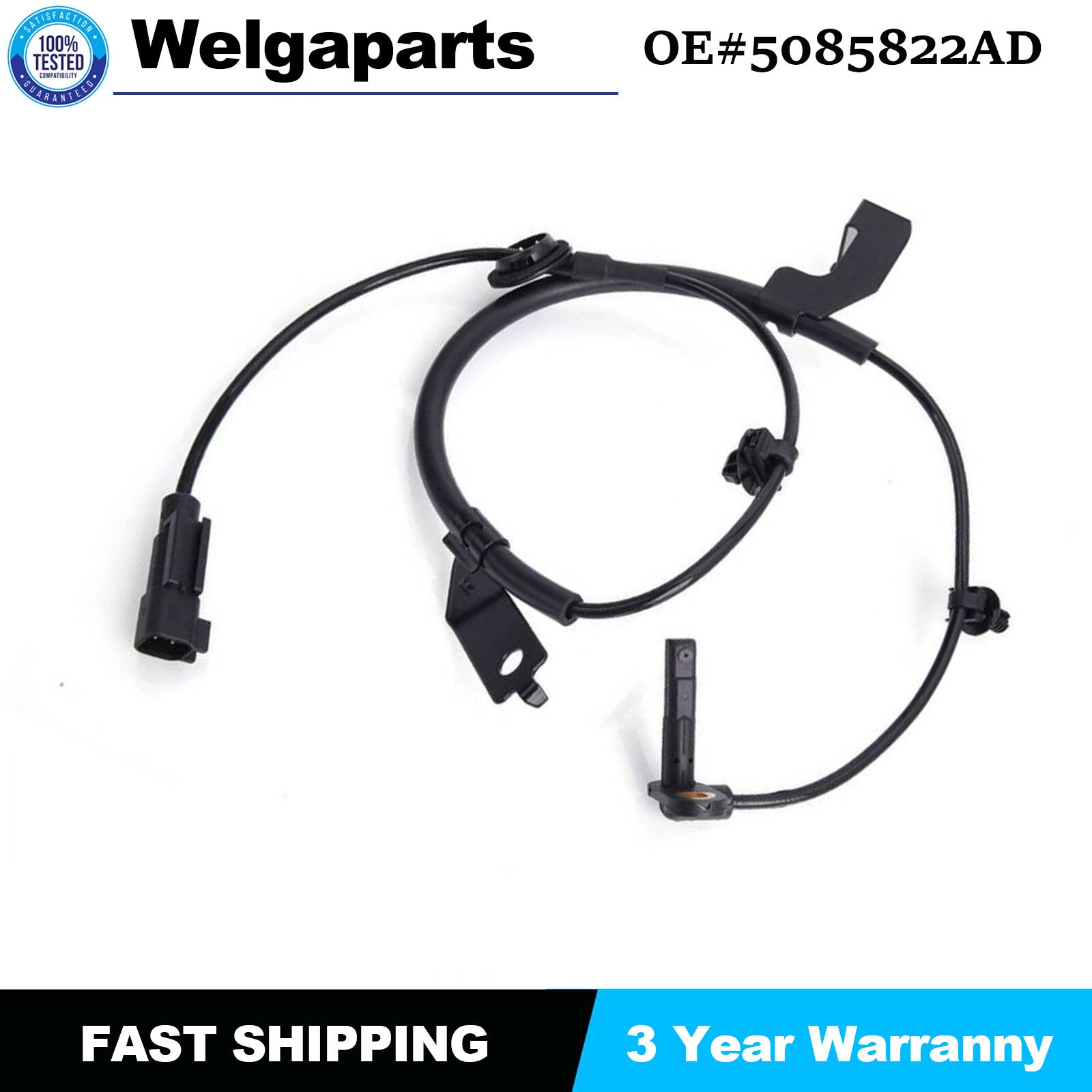 Front Right Speed ABS Sensor for CHRYSLER 200 11-14 for DODGE AVENGER New 5085822AA