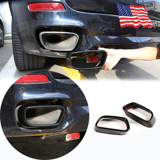 2-Piece Carbon Fiber ABS Interior for Seat Memory Cover Trim for Hummer H2 2003-2007 Q