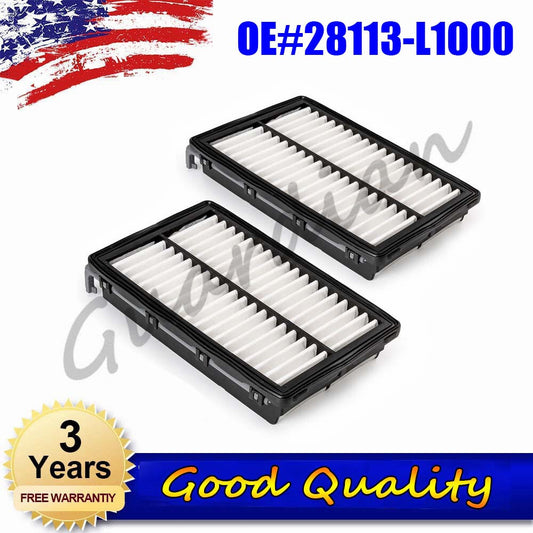 2PCS Engine Air Filter 28113-L1000 for KIA SPORTAGE SORENTO K5 CARNIVAL for HYUNDAI