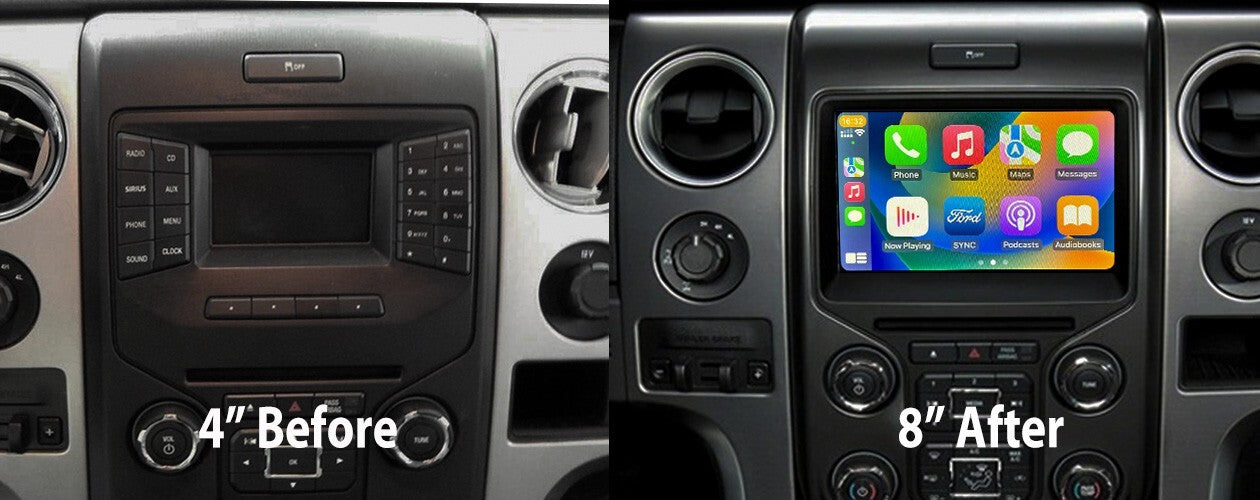 SYNC1 to SYNC3 Upgrade for Ford F150 2013-2014 4' to 8' w/Carplay Navi