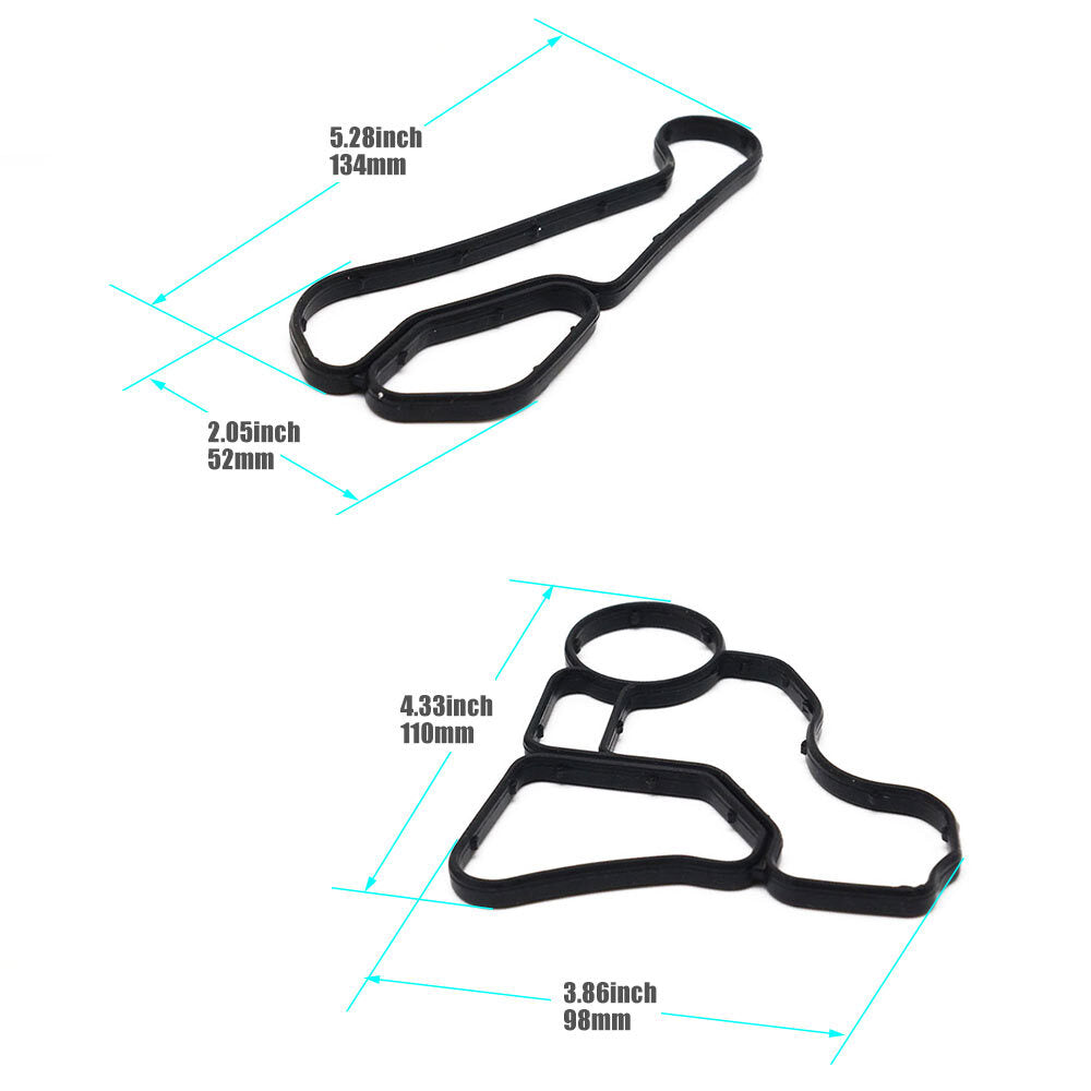 Oil filter housing gasket cooler sealing kit for 11428637820 11428637821- n