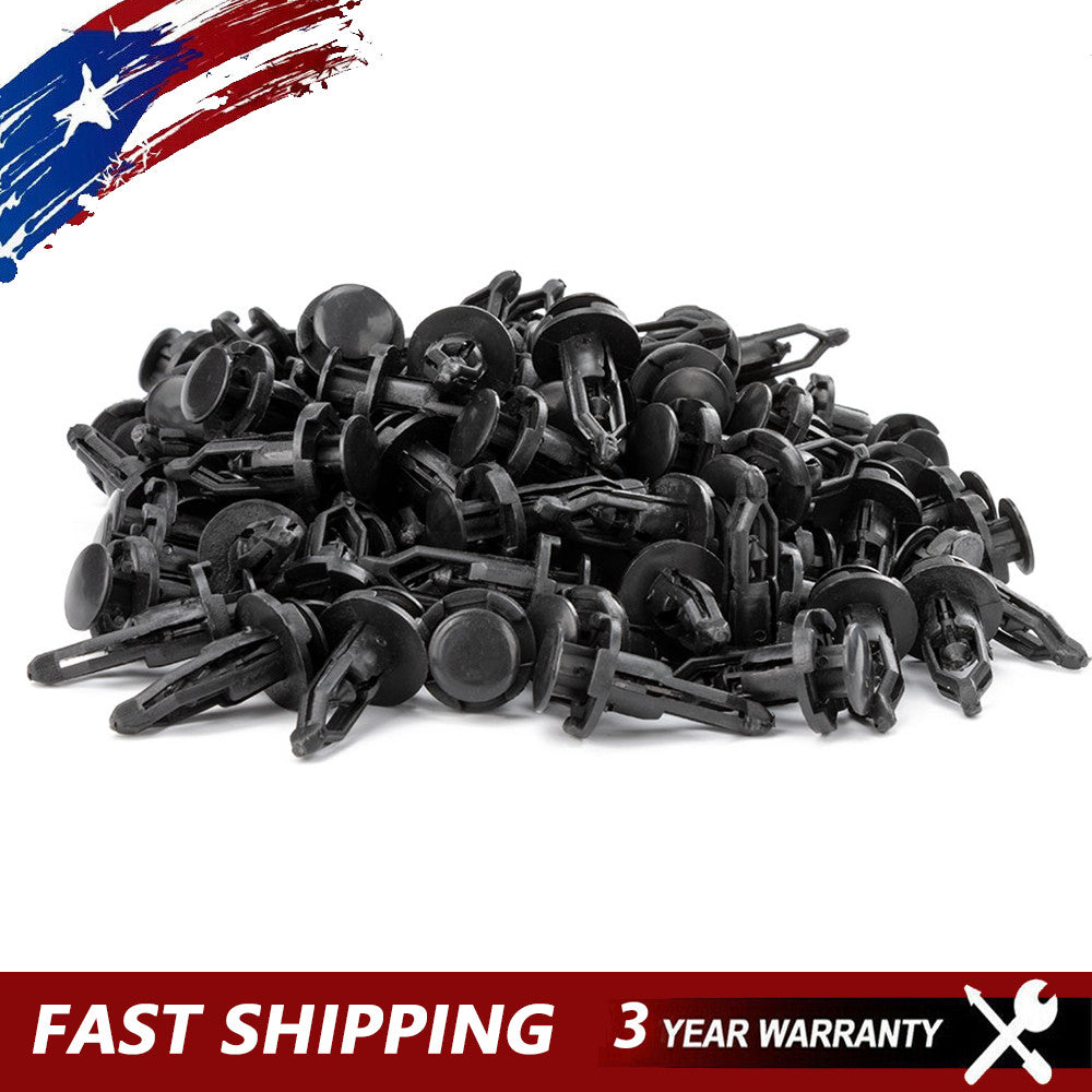 100Pcs Fit for TOYOTA for LEXUS for SCION Bumper Retainer Clips 52161-16010 52161-02020