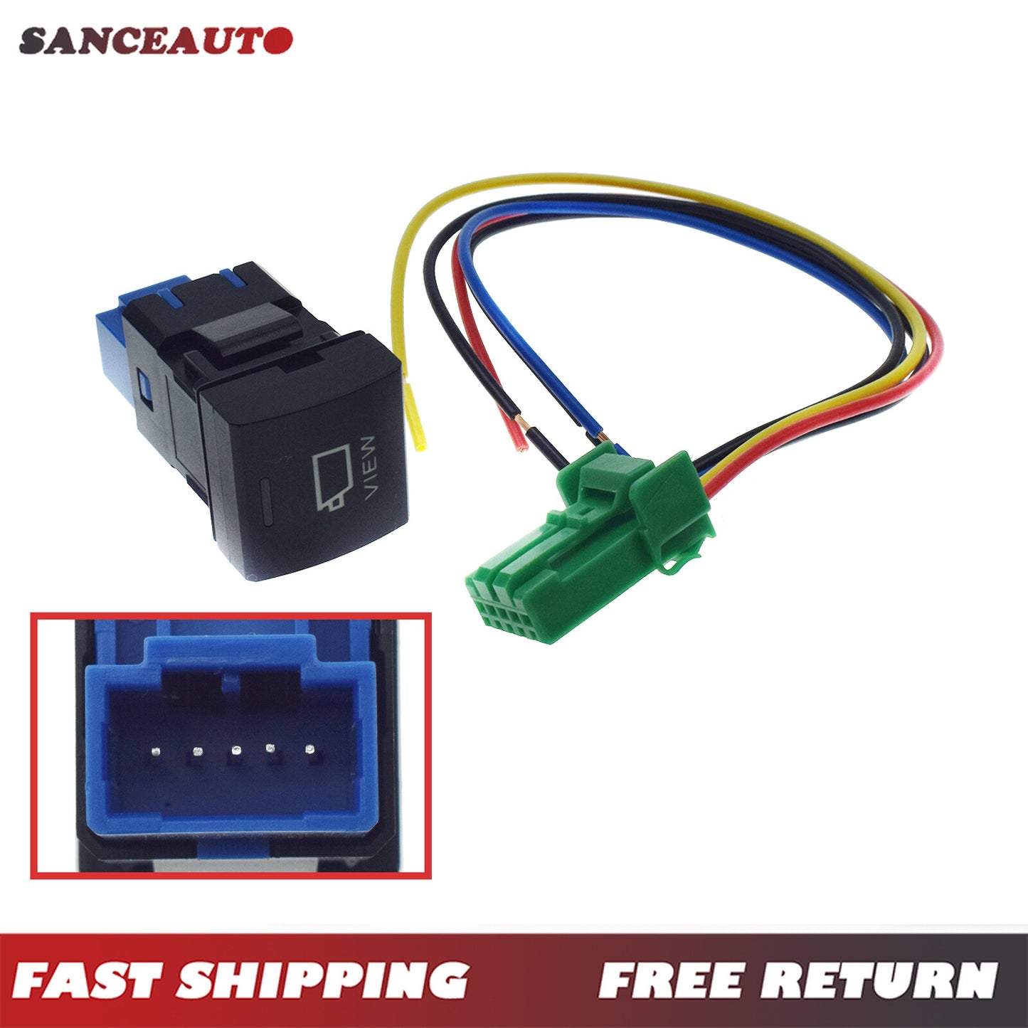 Car camera view button camera switch for Camry XV70 2018- n