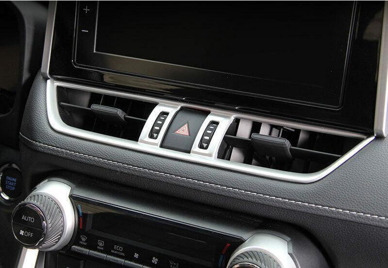 for Toyota RAV4 2019-2024 Silver Dashboard Middle Air Outlet Vent Cover Trim 1X