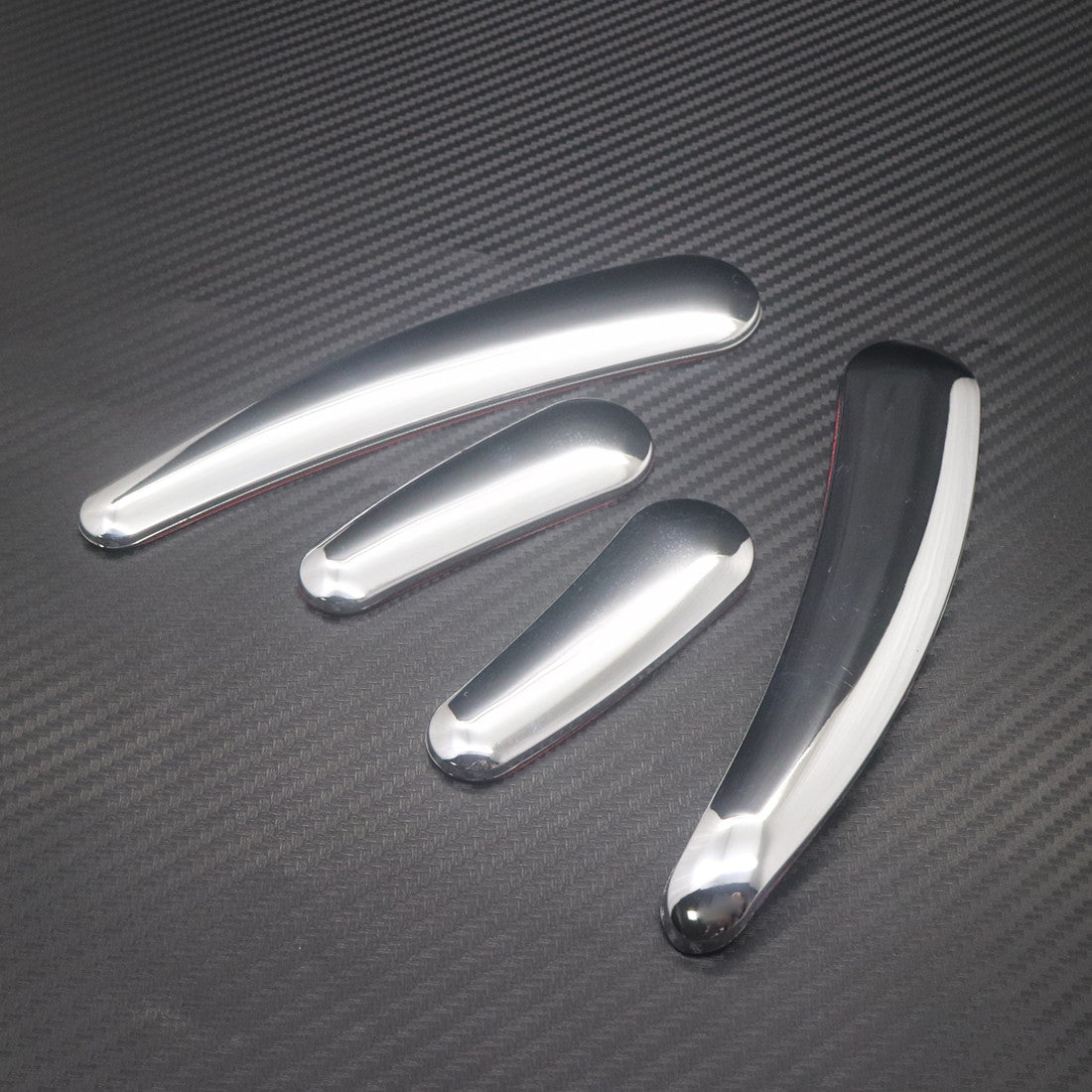 Chrome Curved Swingarm Frame Cover Insert for Harley Softail Models 2008-2016 Q