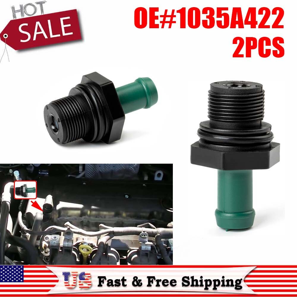 2X New PCV Valve for Mitsubishi Lancer 2.0L-L4 Outlander Eclipse 1035A422 6P1361 Q
