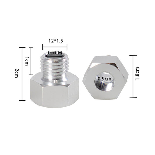 Oil pressure sensor M12-1.5 adapter to 1/8 NPT port accessory for LS engine exchange