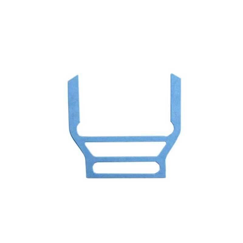 for Ford for Mustang 2015-2022 Blue Suede Central Console Navigation Frame Trim 1PCS