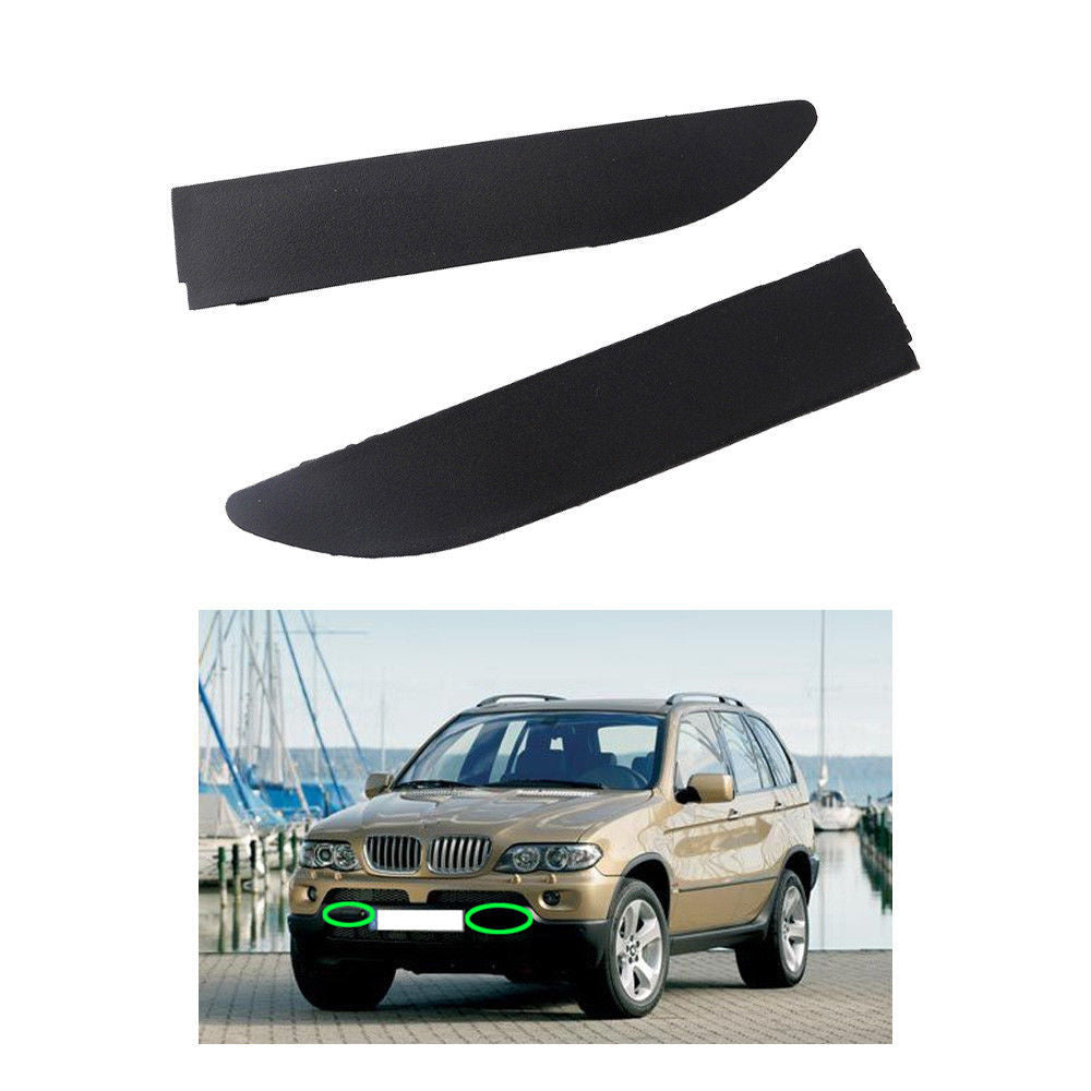 x2 Right and Left Bumper Tow Hook Cover Front for BMW for X5 E53 2000 -2003 Q